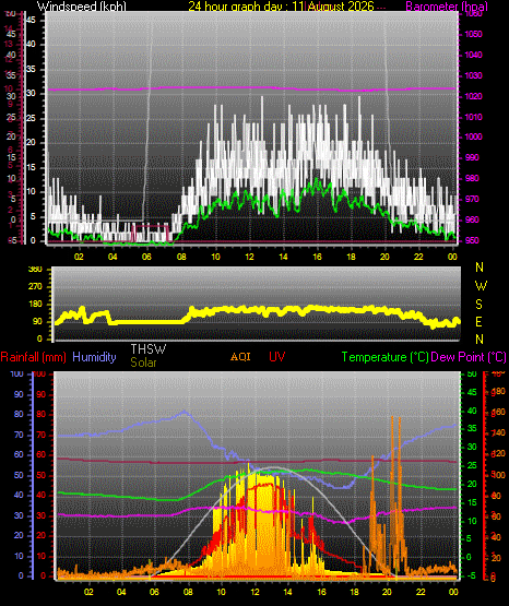 24 Hour Graph for Day 11