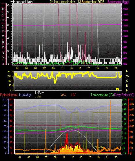 24 Hour Graph for Day 13