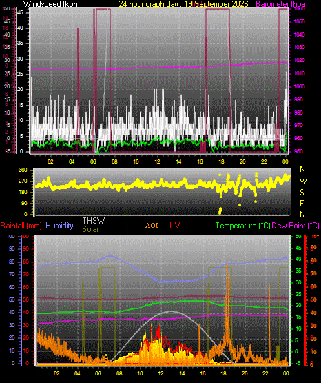 24 Hour Graph for Day 19