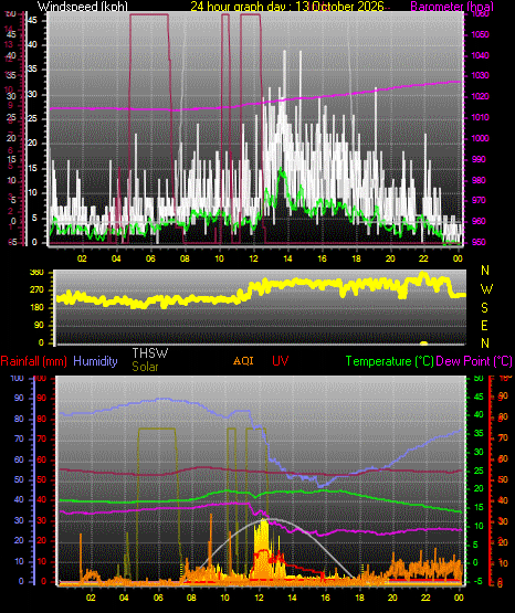24 Hour Graph for Day 13