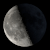 Waning Crescent, Moon at 22 days in cycle