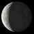 Waning Crescent, Moon at 24 days in cycle